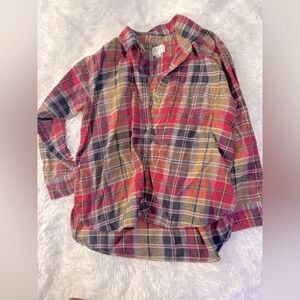 American eagle size large flannel boyfriend fit